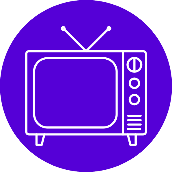 Television Recycling Icon