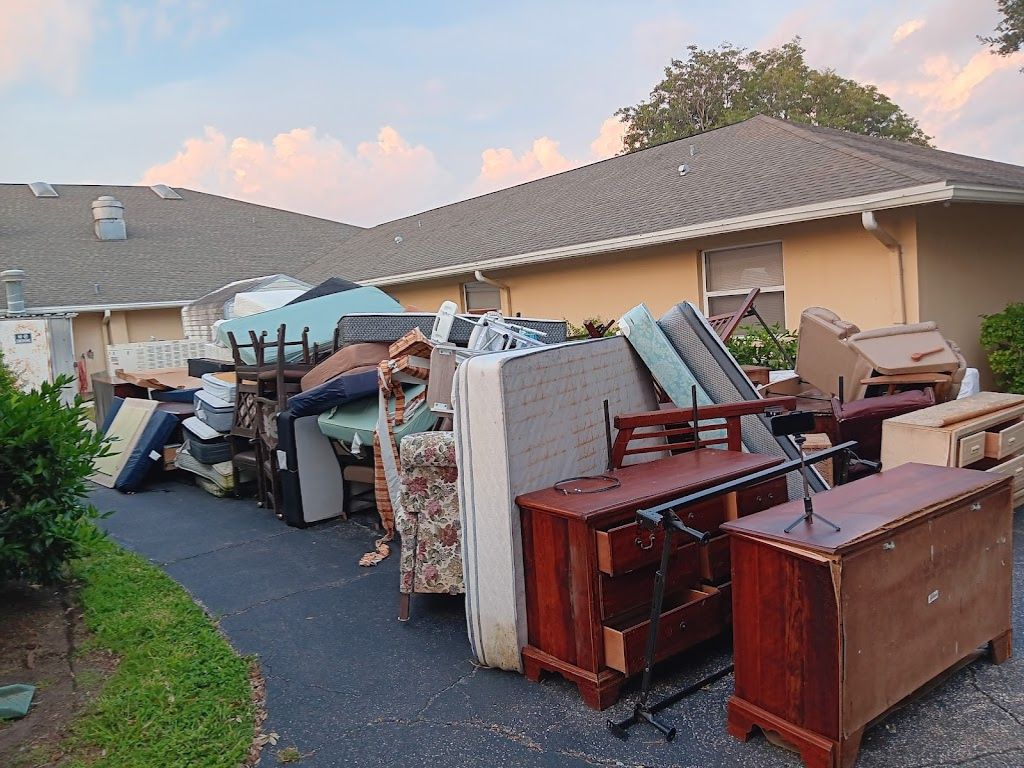 house junk after the hurricane