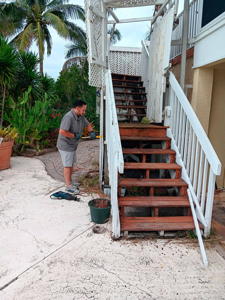Bradenton Outdoor Staircase Demolition 5 Bradenton Outdoor Staircase Demolition 3