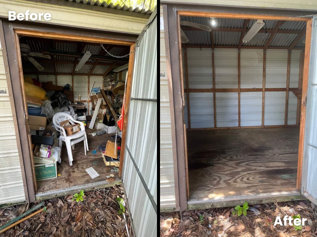 Out With the Old, In with the New: Start Spring 2025 Fresh with a Junk-Free Home 5 container house cleanup before after