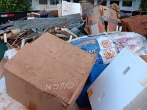 Pile of junk and debris hauled for disposal in Brandon